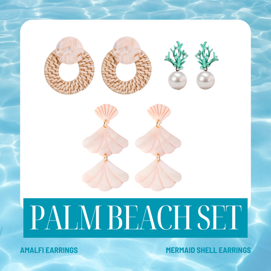 Palm Beach Earring Set