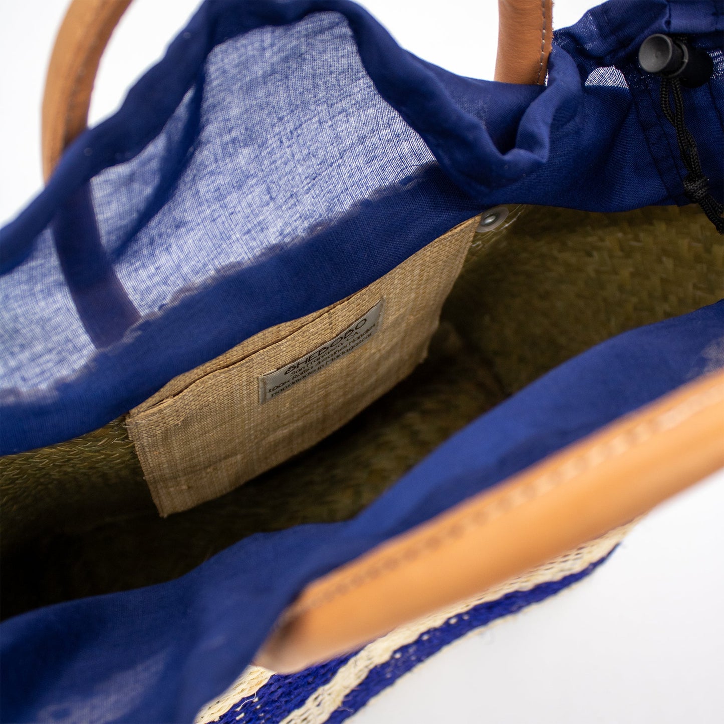 Bags - Agave Fiber Gingham Tote - Curated Dry Goods