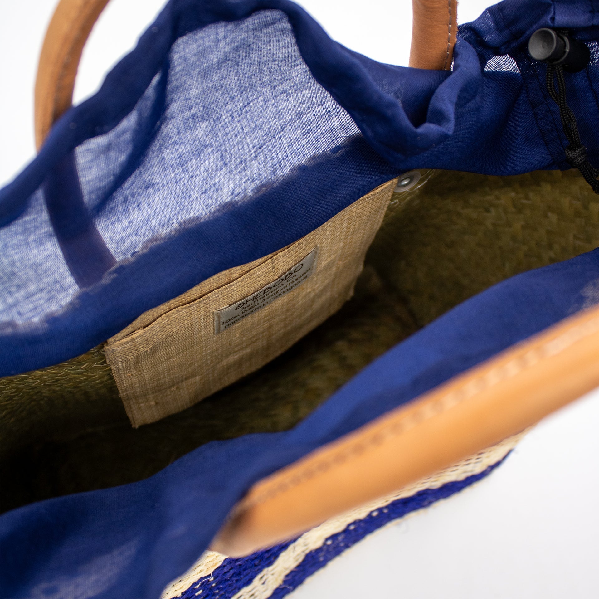 Bags - Agave Fiber Gingham Tote - Curated Dry Goods