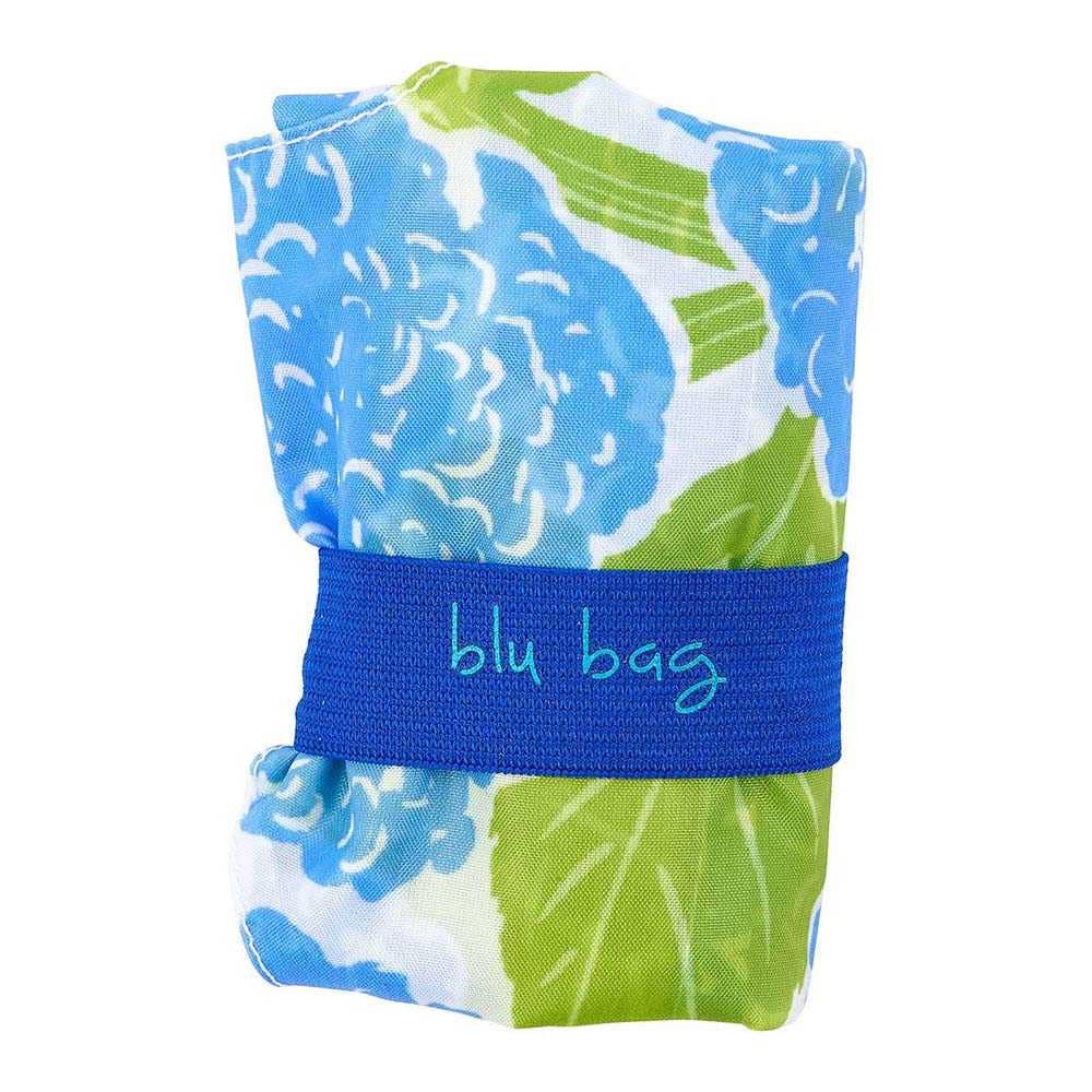 Bags - Blue Hydrangea Reusable Shopper Tote - Curated Dry Goods
