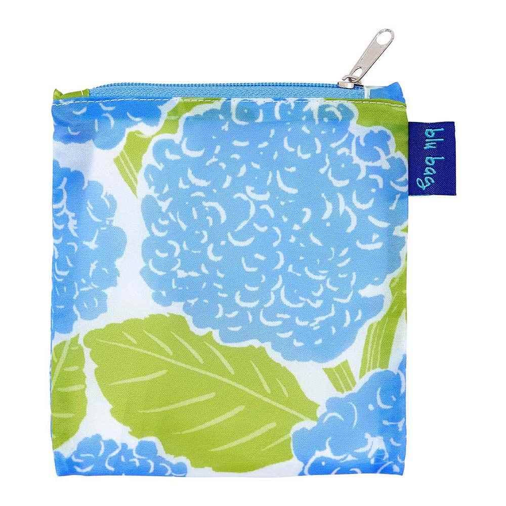 Bags - Blue Hydrangea Reusable Shopper Tote - Curated Dry Goods