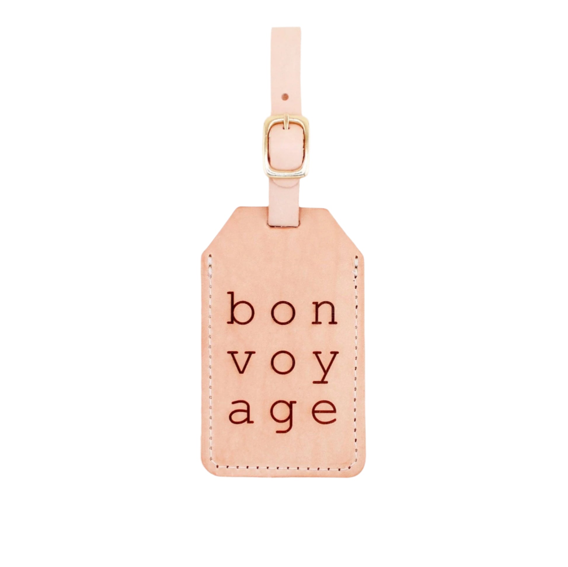 Luggage Tag - Bon Voyage Luggage Tag - Curated Dry Goods