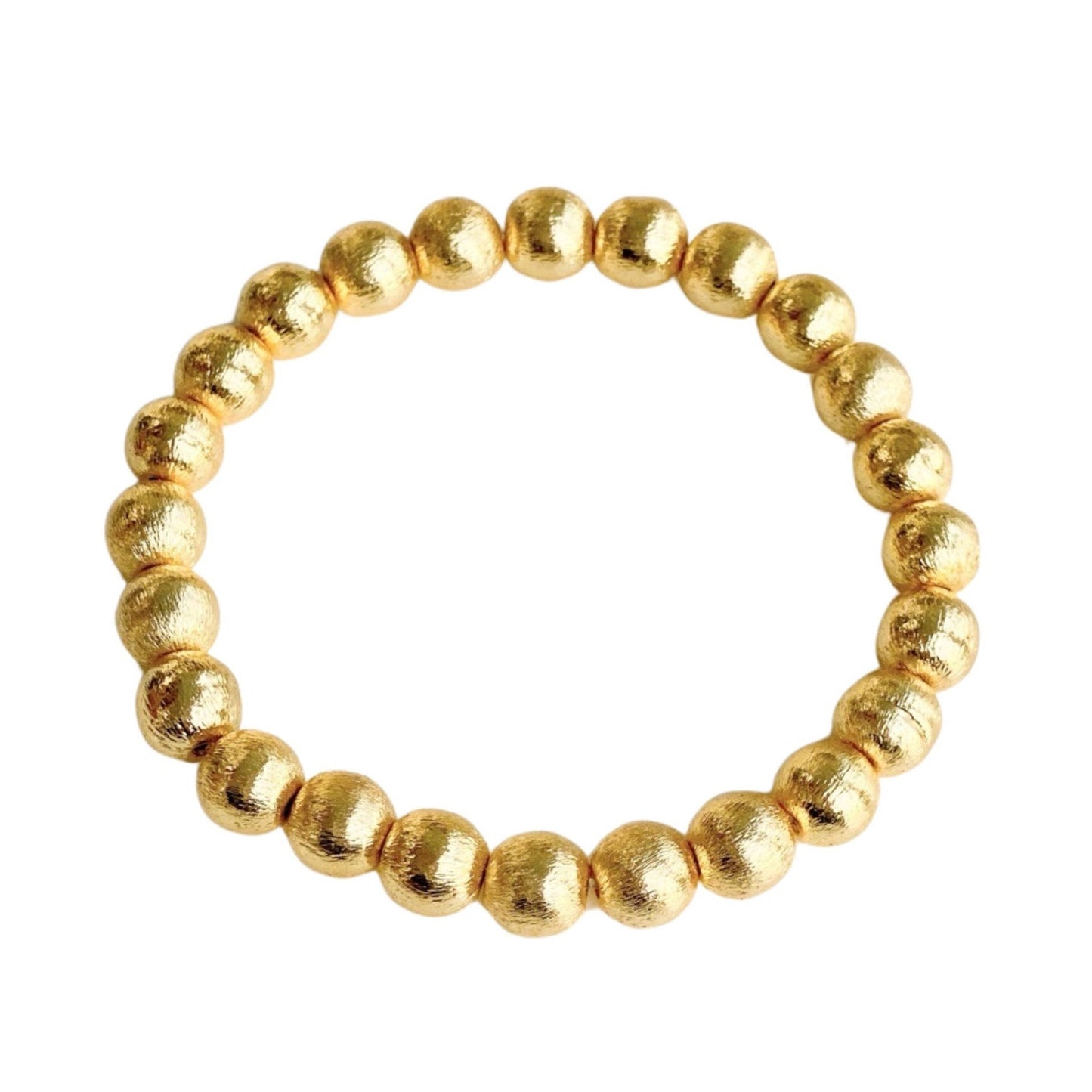Bracelet - Candace Mini Gold Beaded Bracelet - Curated Dry Goods