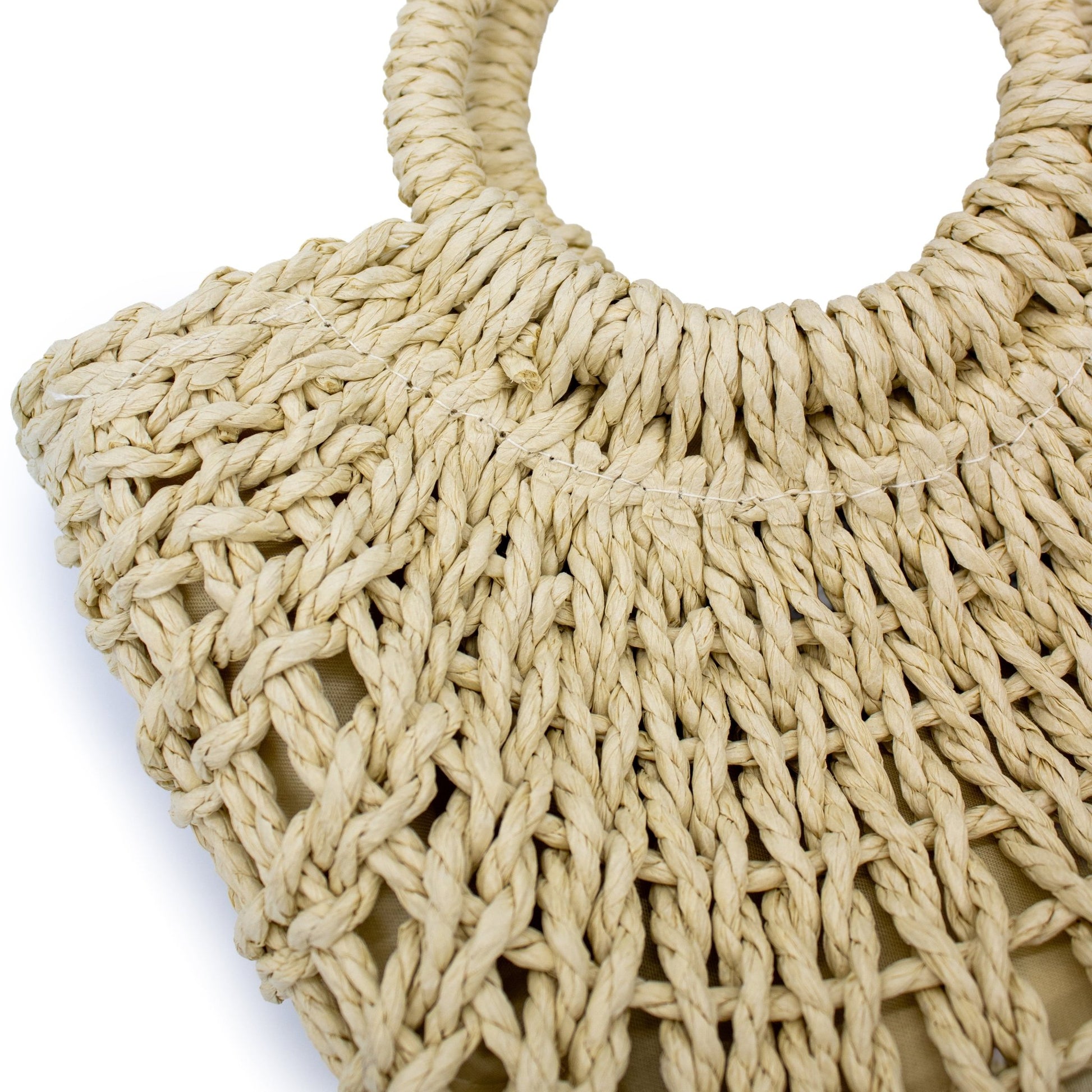 Bags - Getaway Crossbody Straw Tote - Curated Dry Goods