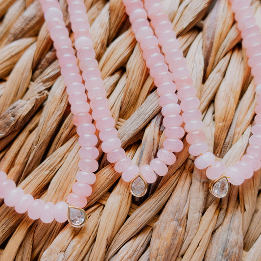 - Islamorada Teardrop Beaded Necklace - Curated Dry Goods
