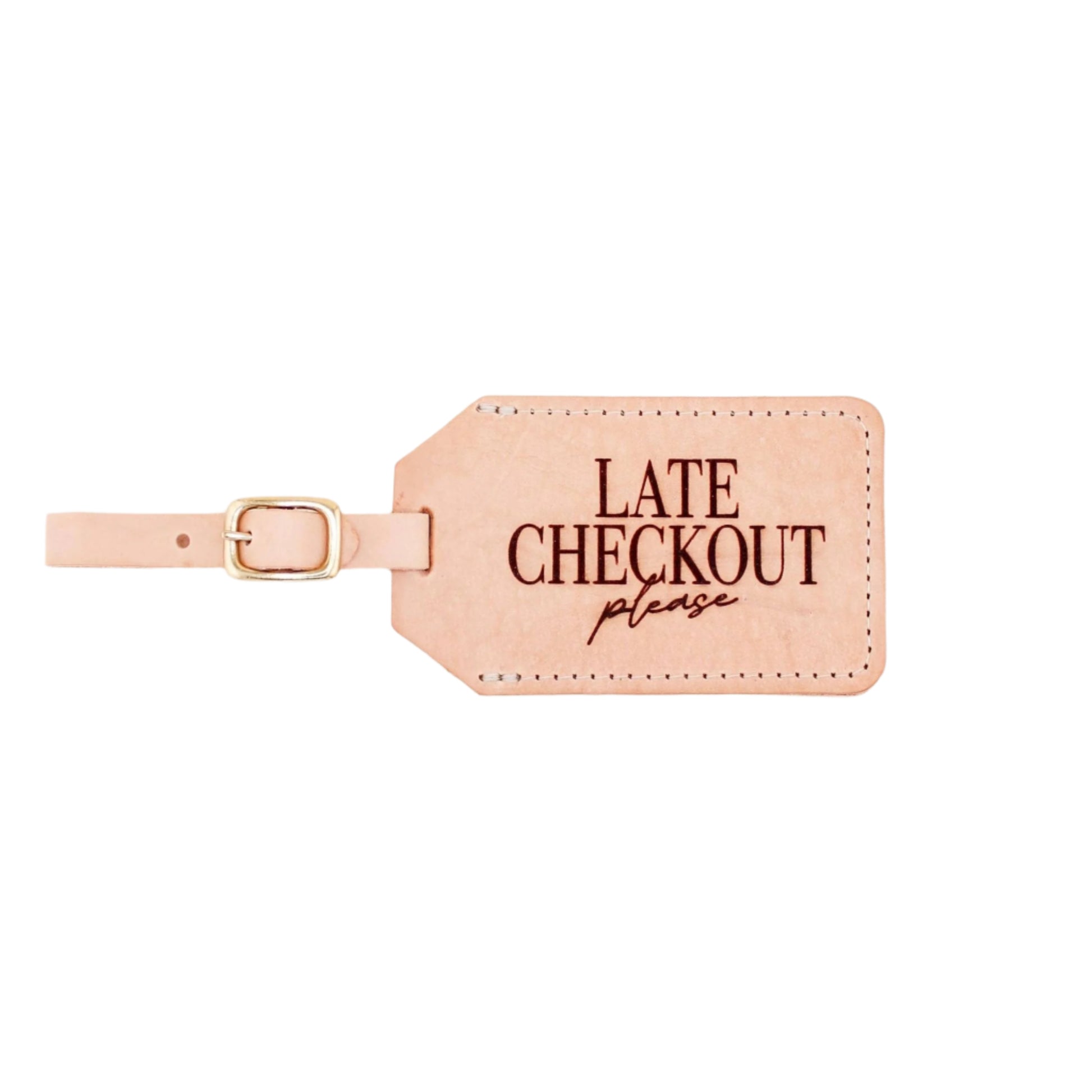 Luggage Tag - Late Checkout Luggage Tag - Curated Dry Goods
