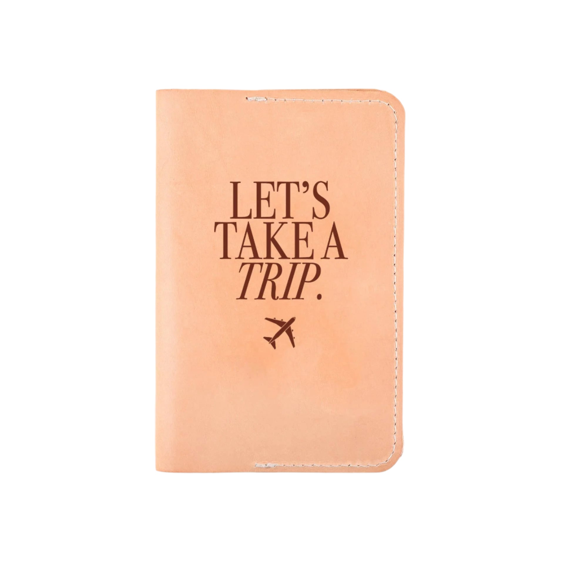 Wallet - Let's Take A Trip Passport Holder - Curated Dry Goods