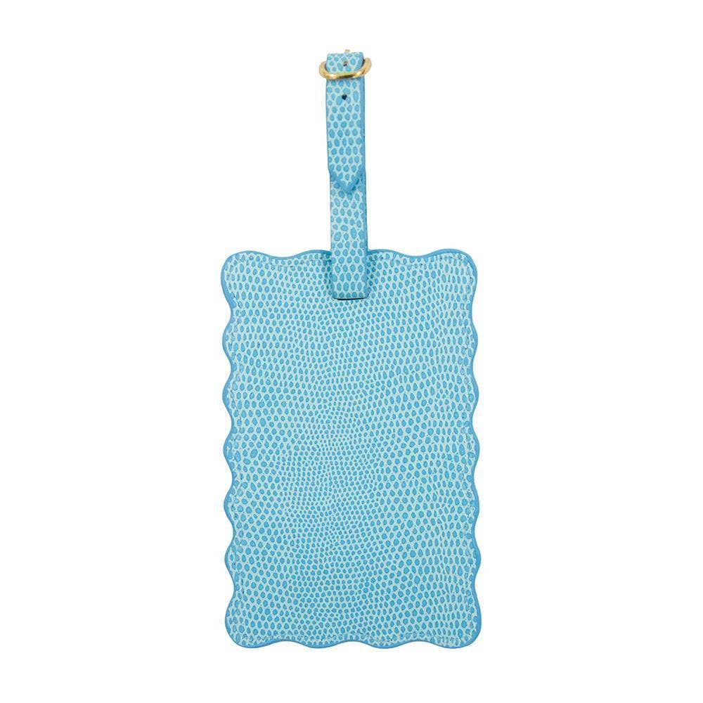 Luggage Tag - Lizard Print Luggage Tag - Curated Dry Goods
