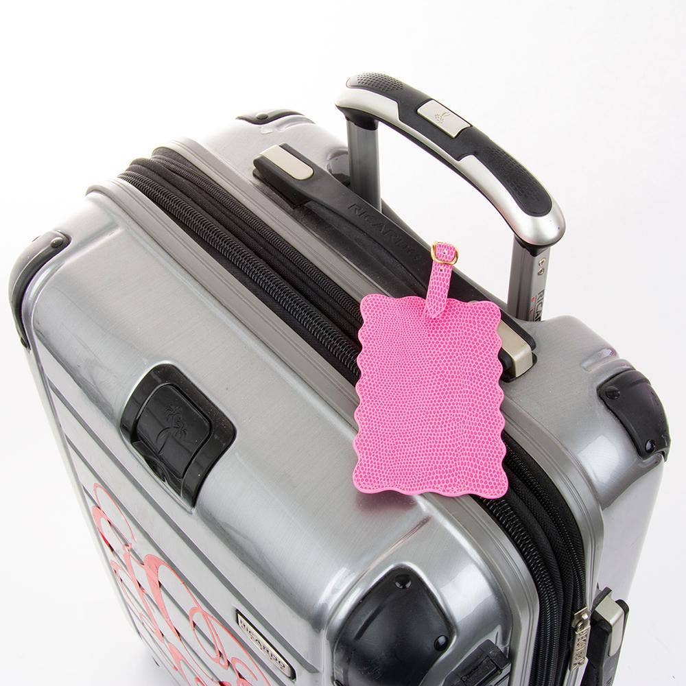 Luggage Tag - Lizard Print Luggage Tag - Curated Dry Goods
