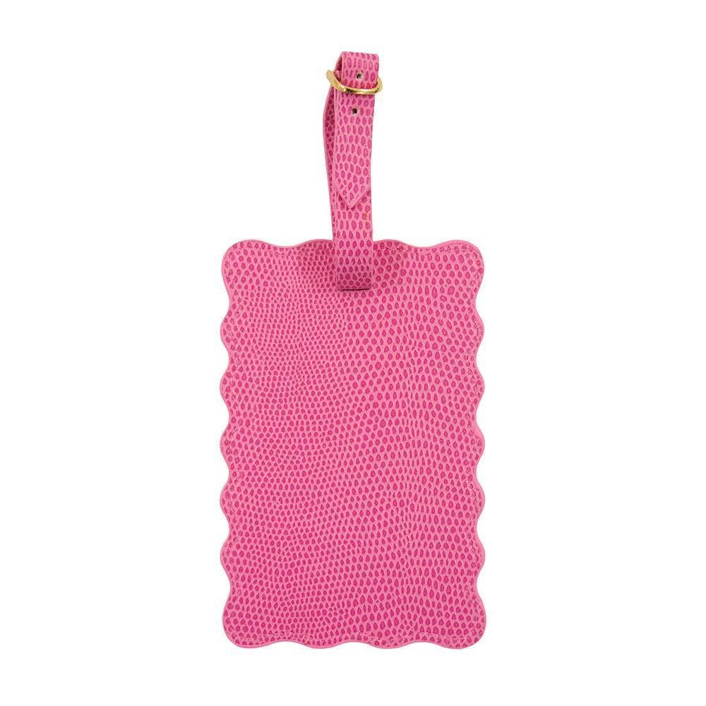Luggage Tag - Lizard Print Luggage Tag - Curated Dry Goods
