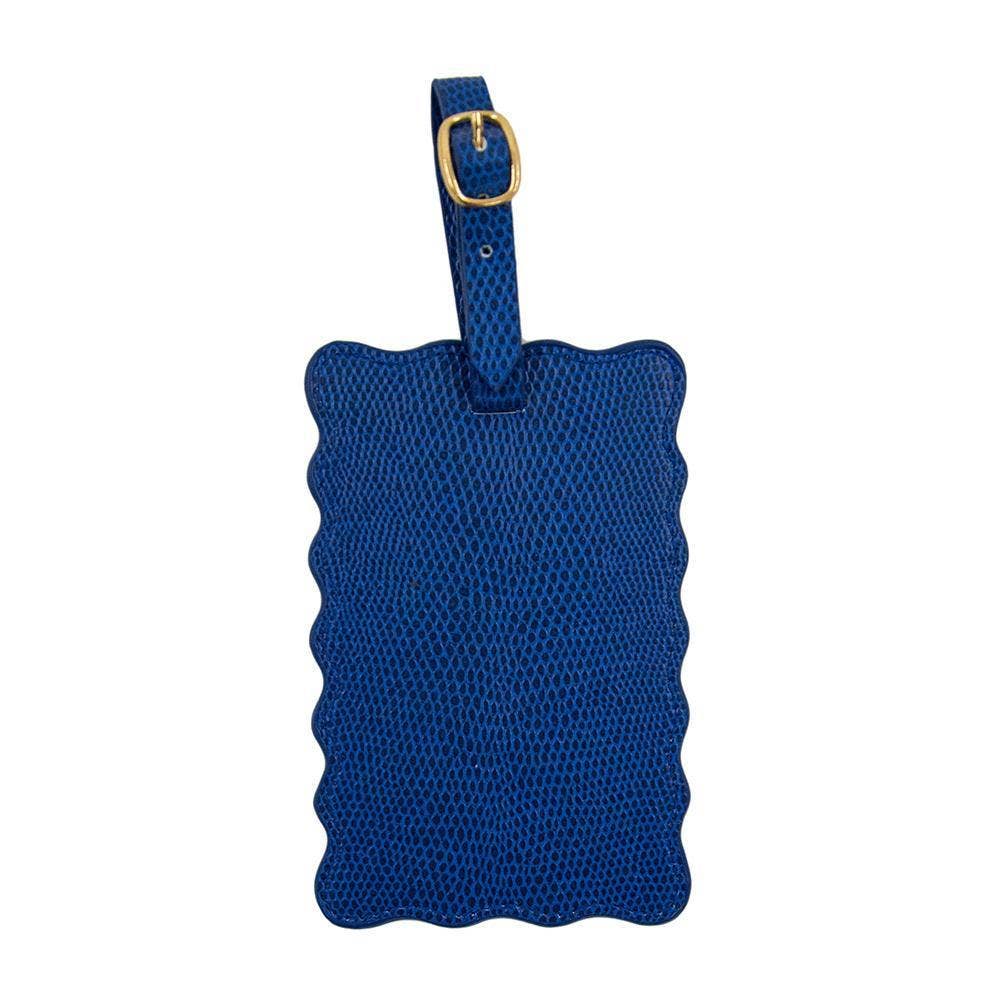 Luggage Tag - Lizard Print Luggage Tag - Curated Dry Goods