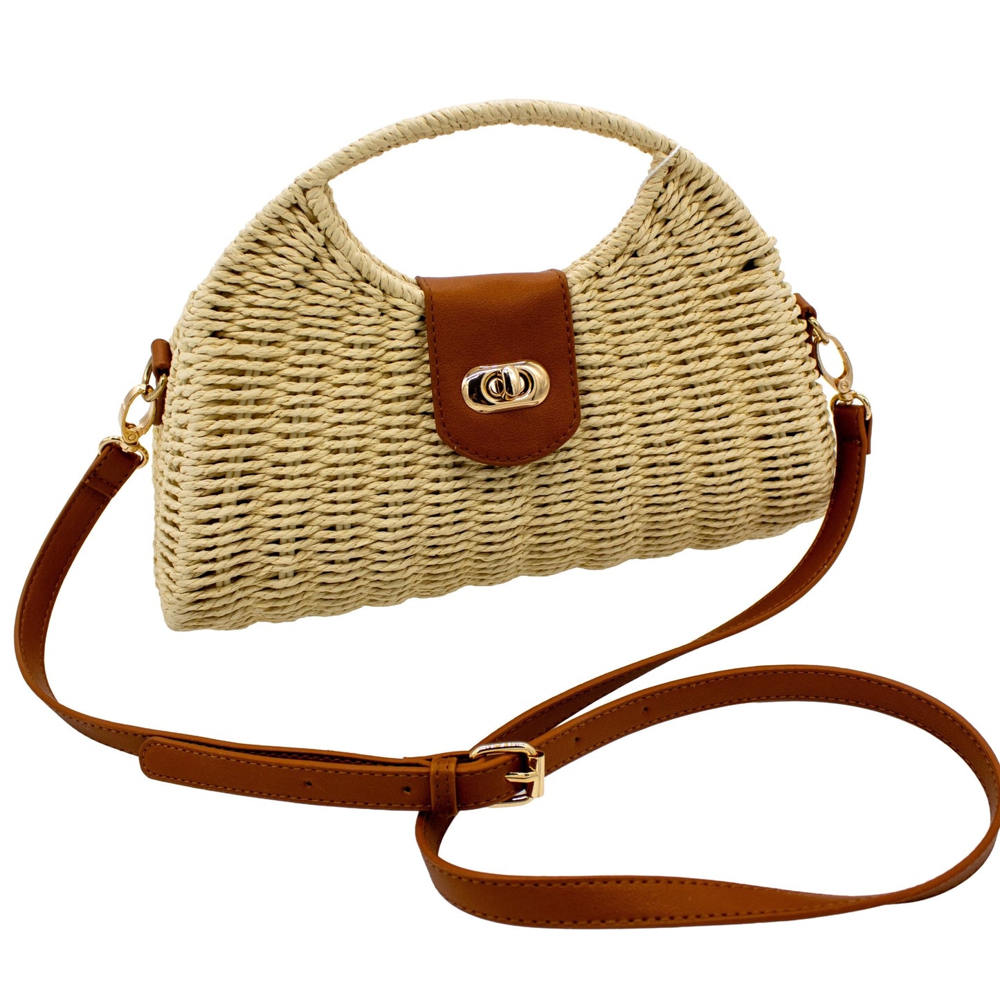 Bags - Mallorca Woven Handbag - Curated Dry Goods