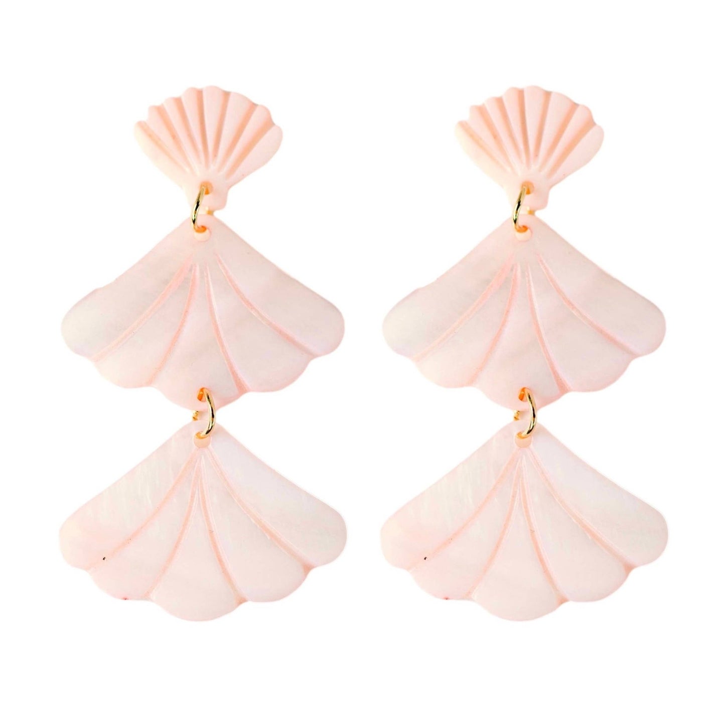 Earrings - Mermaid Shell Earrings - Curated Dry Goods
