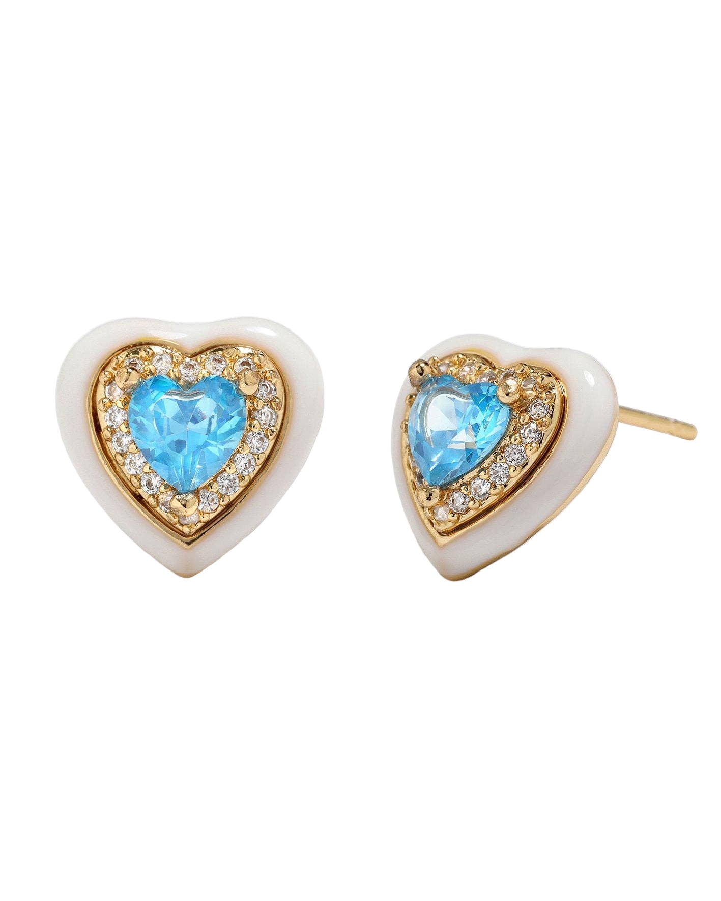 Earrings - Slow Dance Heart Studs - Curated Dry Goods