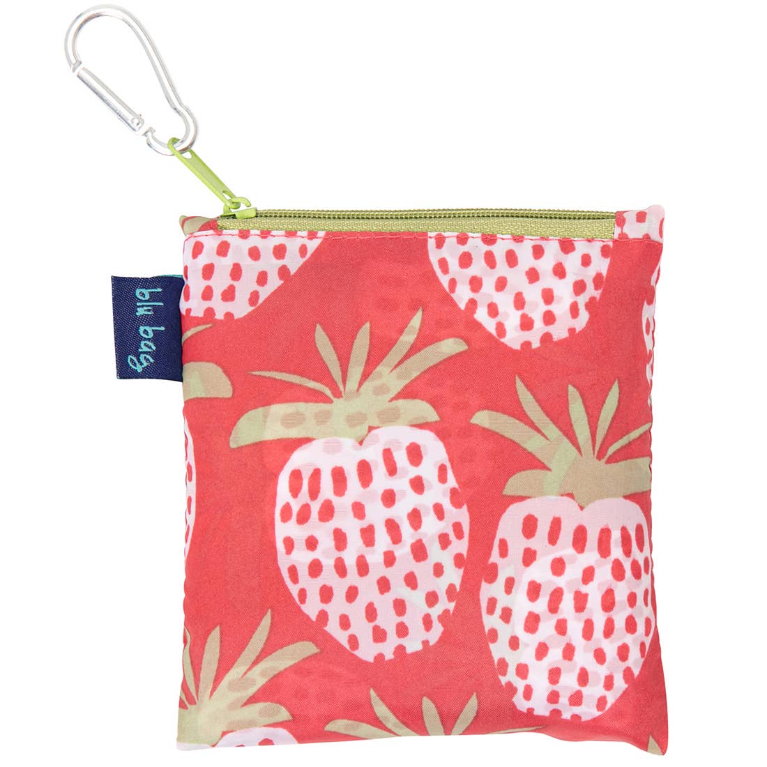 Bags - Strawberry Print Reusable Shopper Tote - Curated Dry Goods