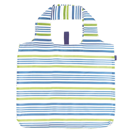 Bags - Summer Stripe Reusable Shopper Tote - Curated Dry Goods