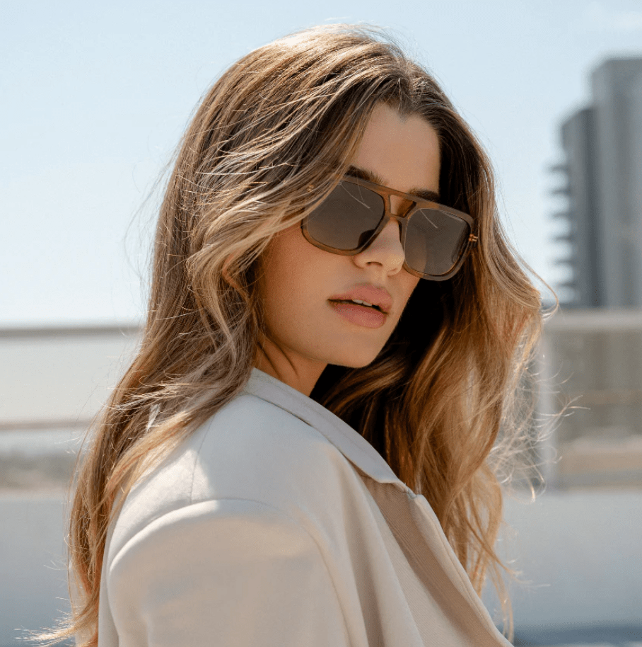 Sunglasses - Sydney Women's Bold Retro Aviator Sunglasses - Curated Dry Goods