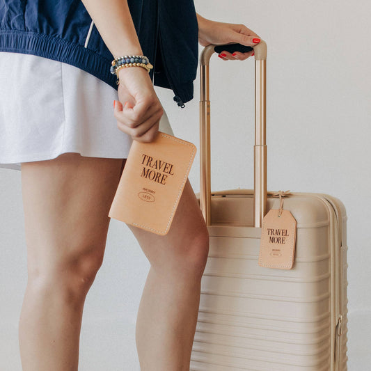 Wallet - Travel More Worry Less Passport Holder - Curated Dry Goods