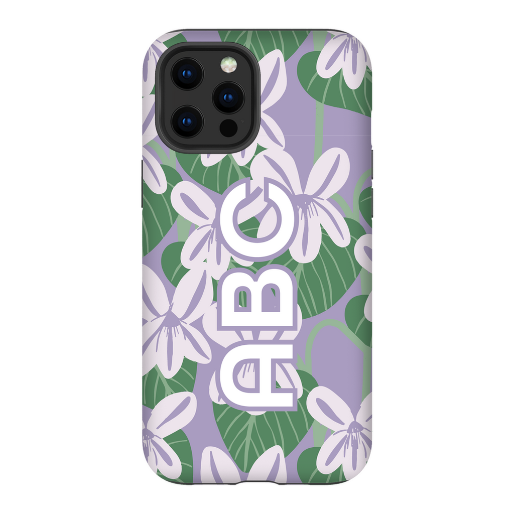 February Birthday Flower Personalized Phone Case