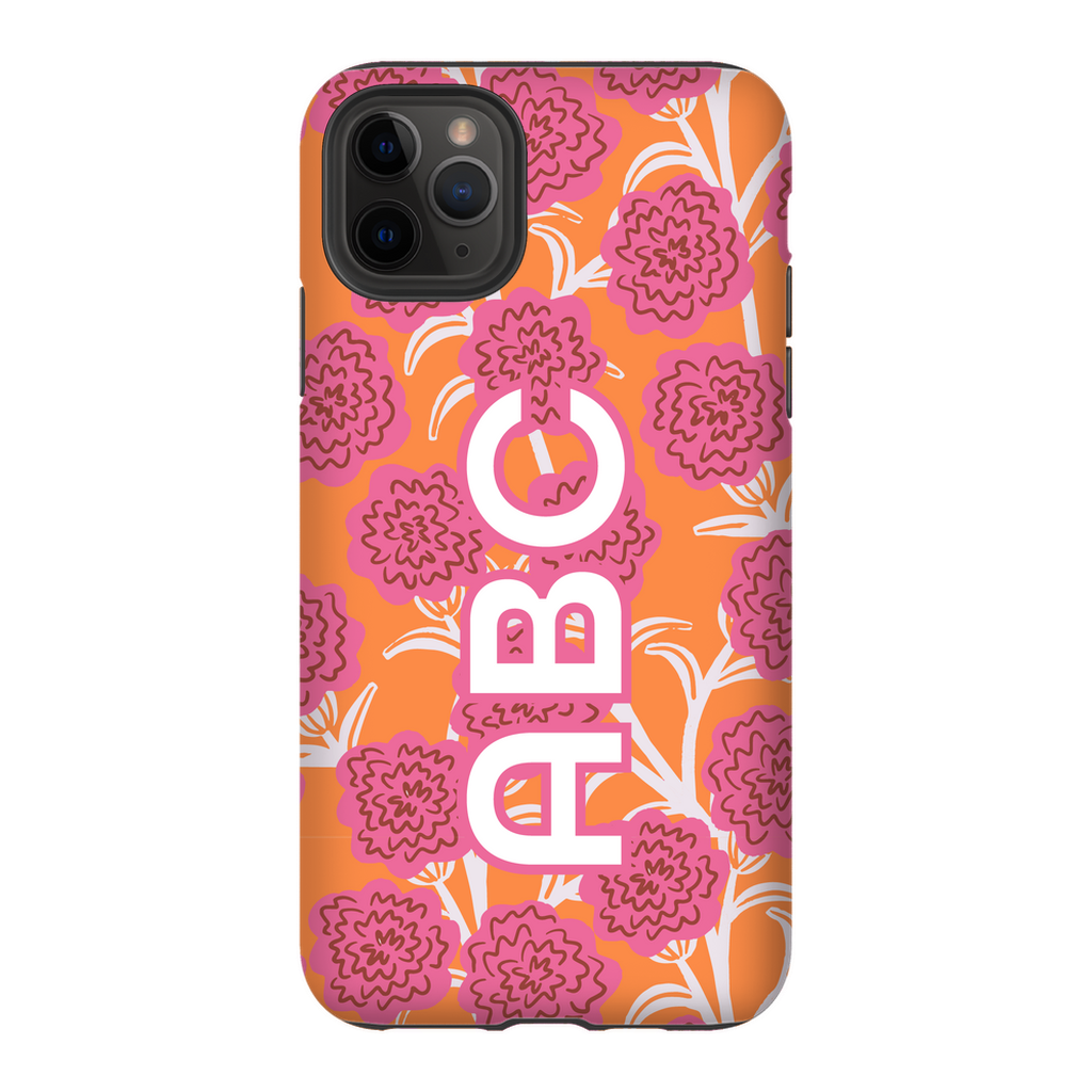 January Birthday Flower Personalized Phone Case