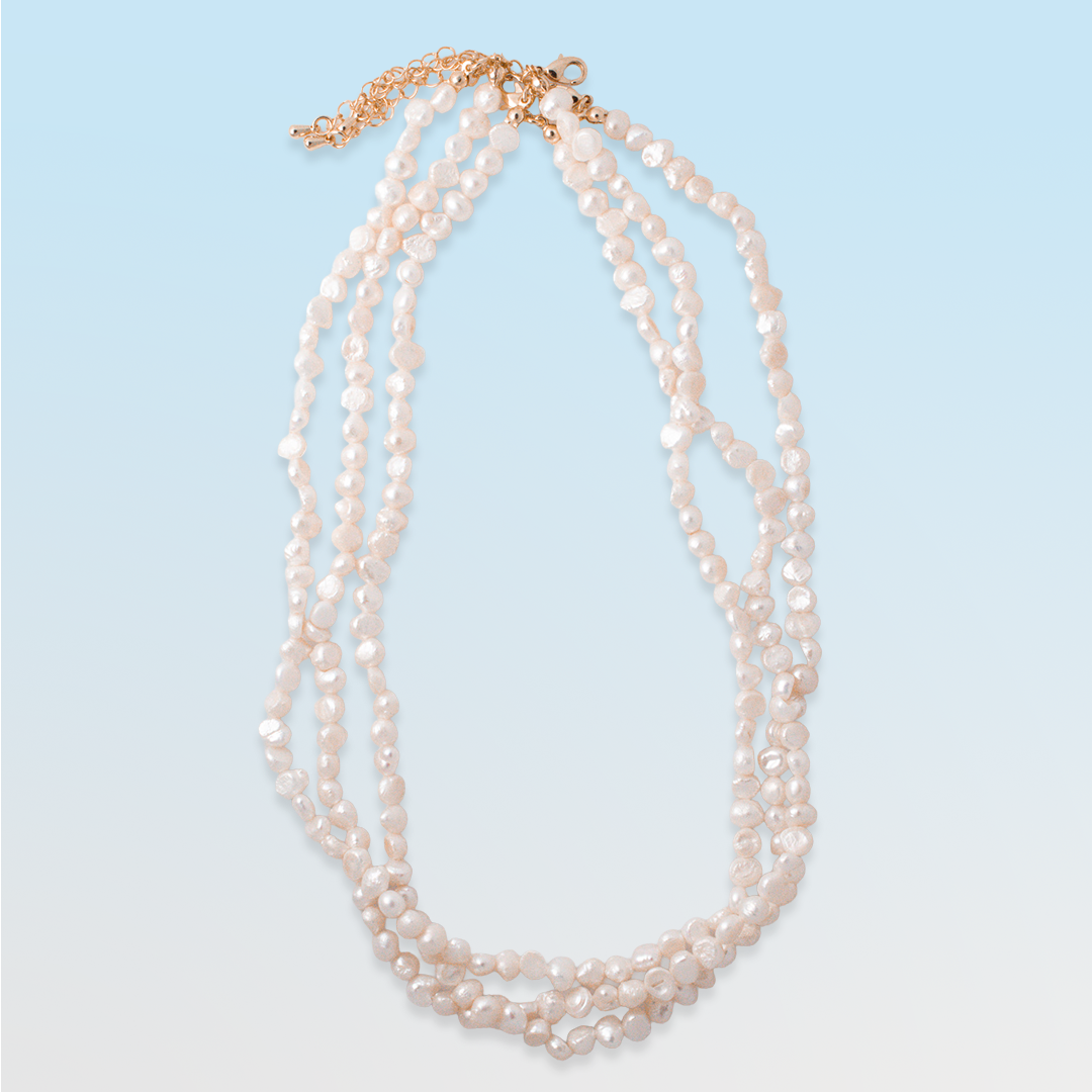 Palawan Baroque Freshwater Pearl Strand Necklace