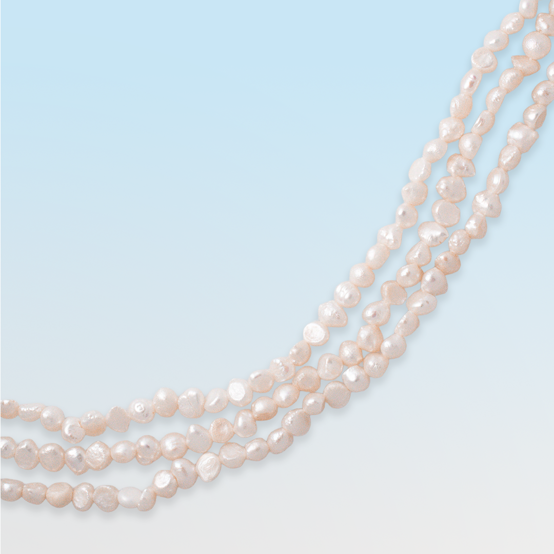 Palawan Baroque Freshwater Pearl Strand Necklace