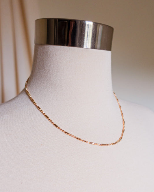 Necklace - 18K Gold Fill Gravitational Waves Necklace - Curated Dry Goods