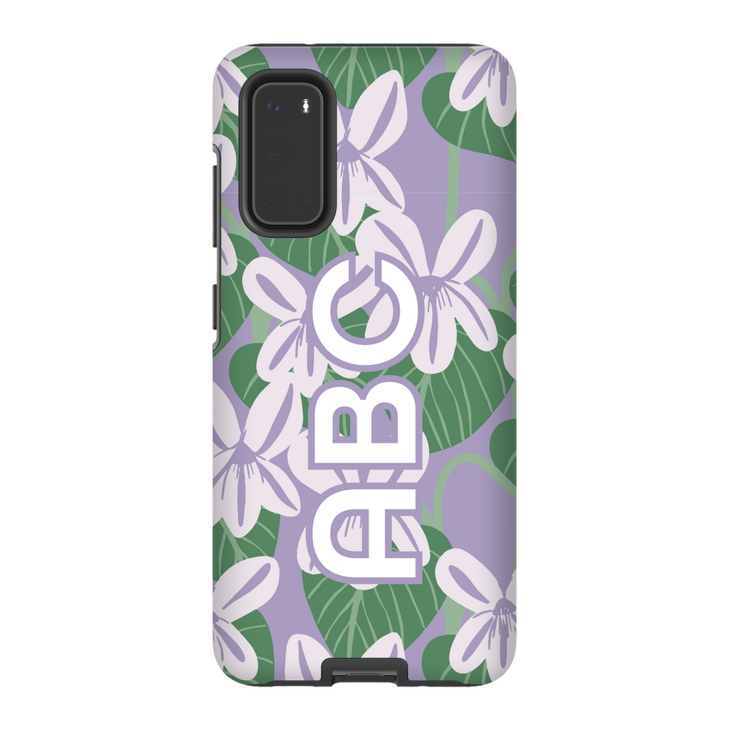 February Birthday Flower Personalized Phone Case