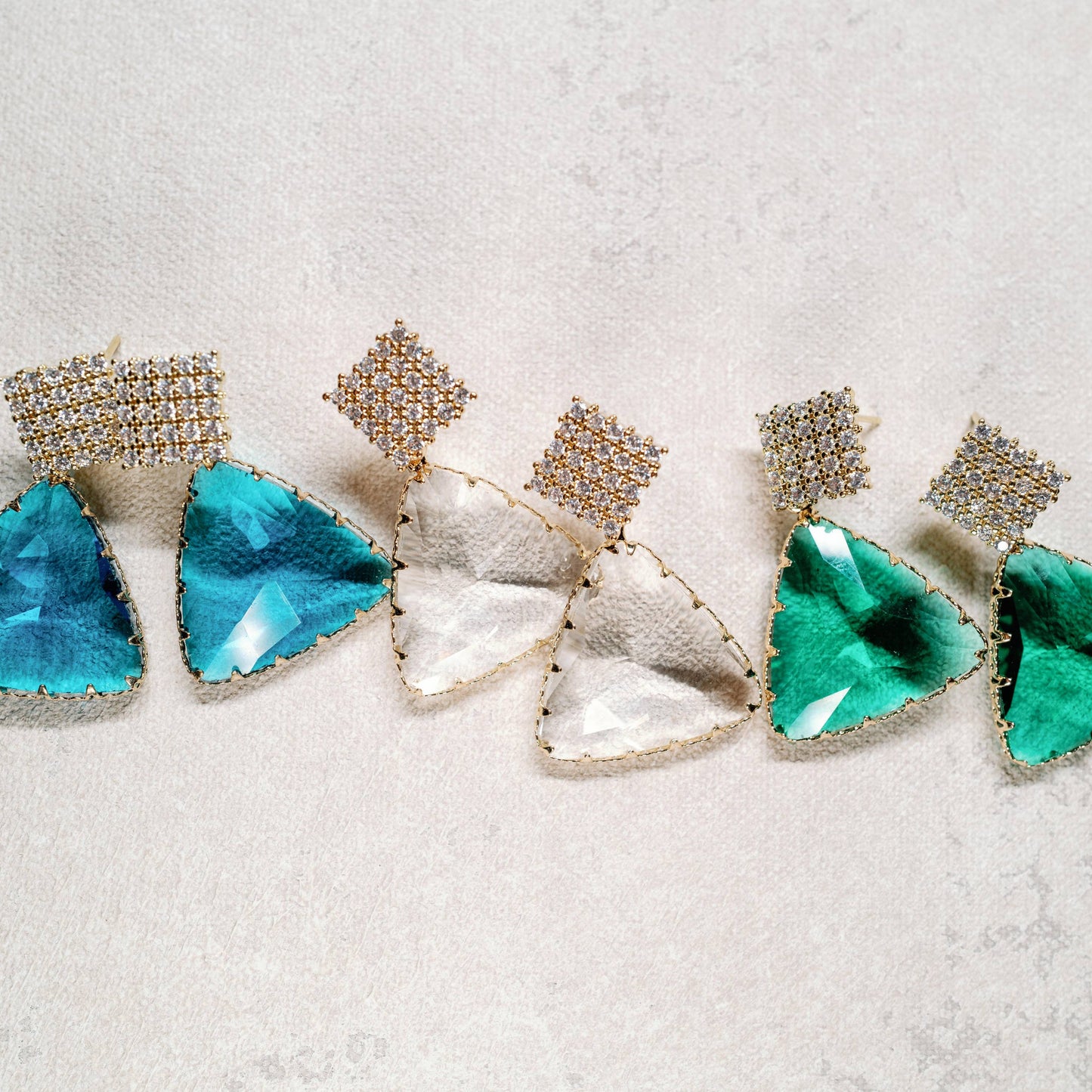Ginnie Pavé Crystal Earrings