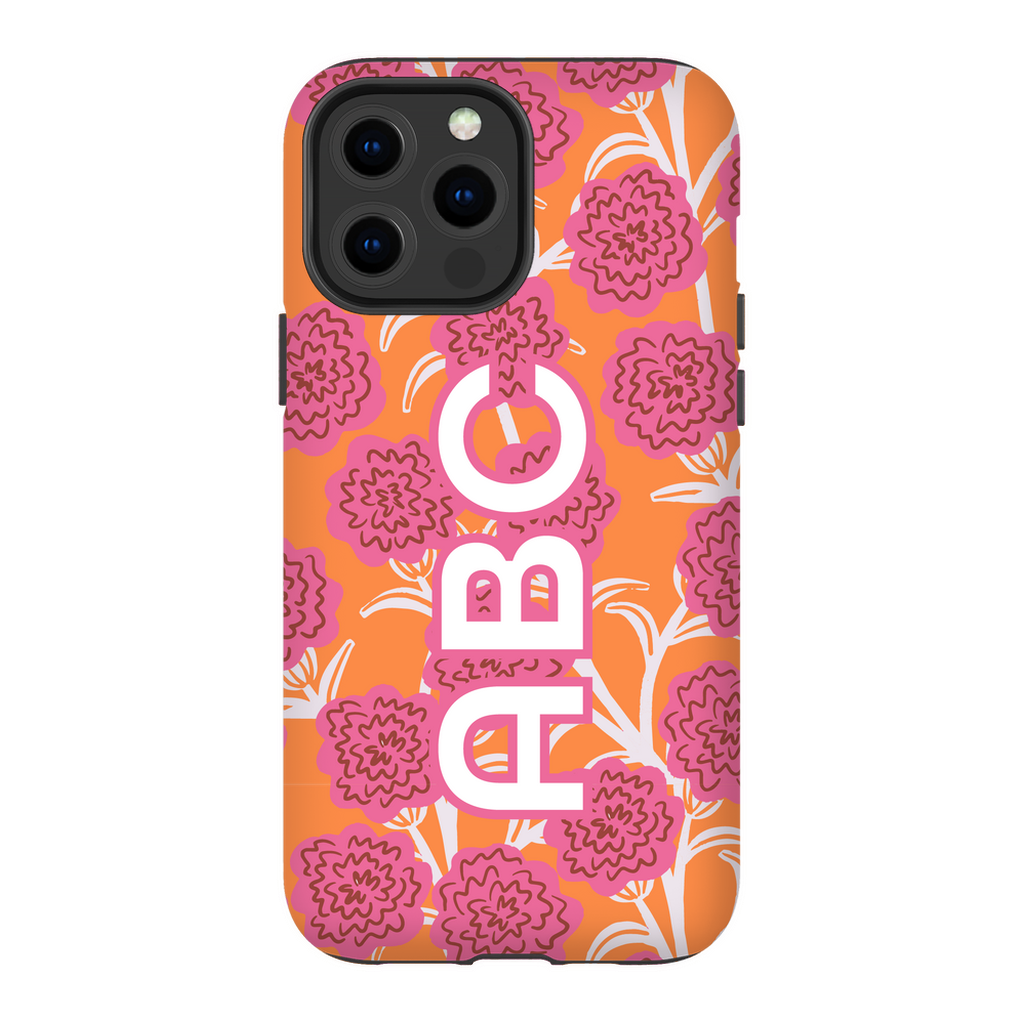 January Birthday Flower Personalized Phone Case