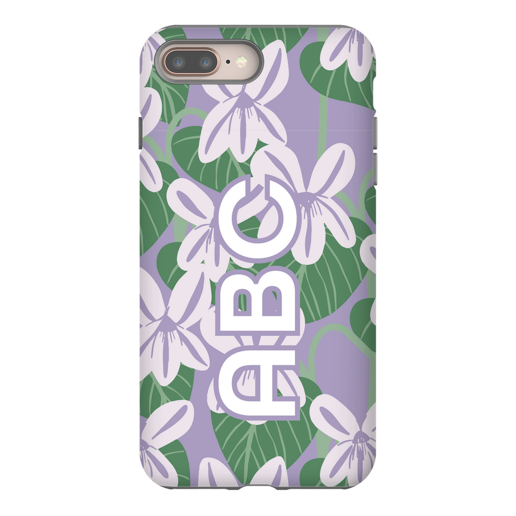 February Birthday Flower Personalized Phone Case