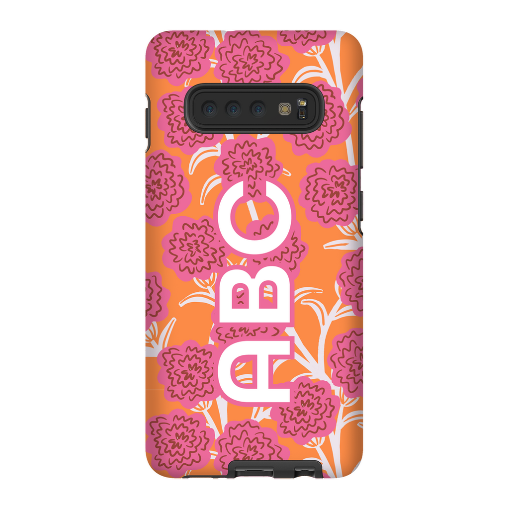 January Birthday Flower Personalized Phone Case