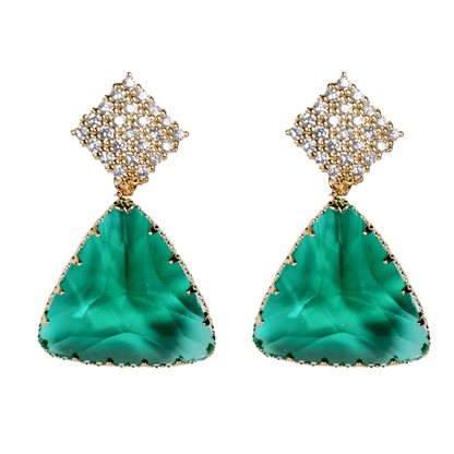 Ginnie Pavé Crystal Earrings