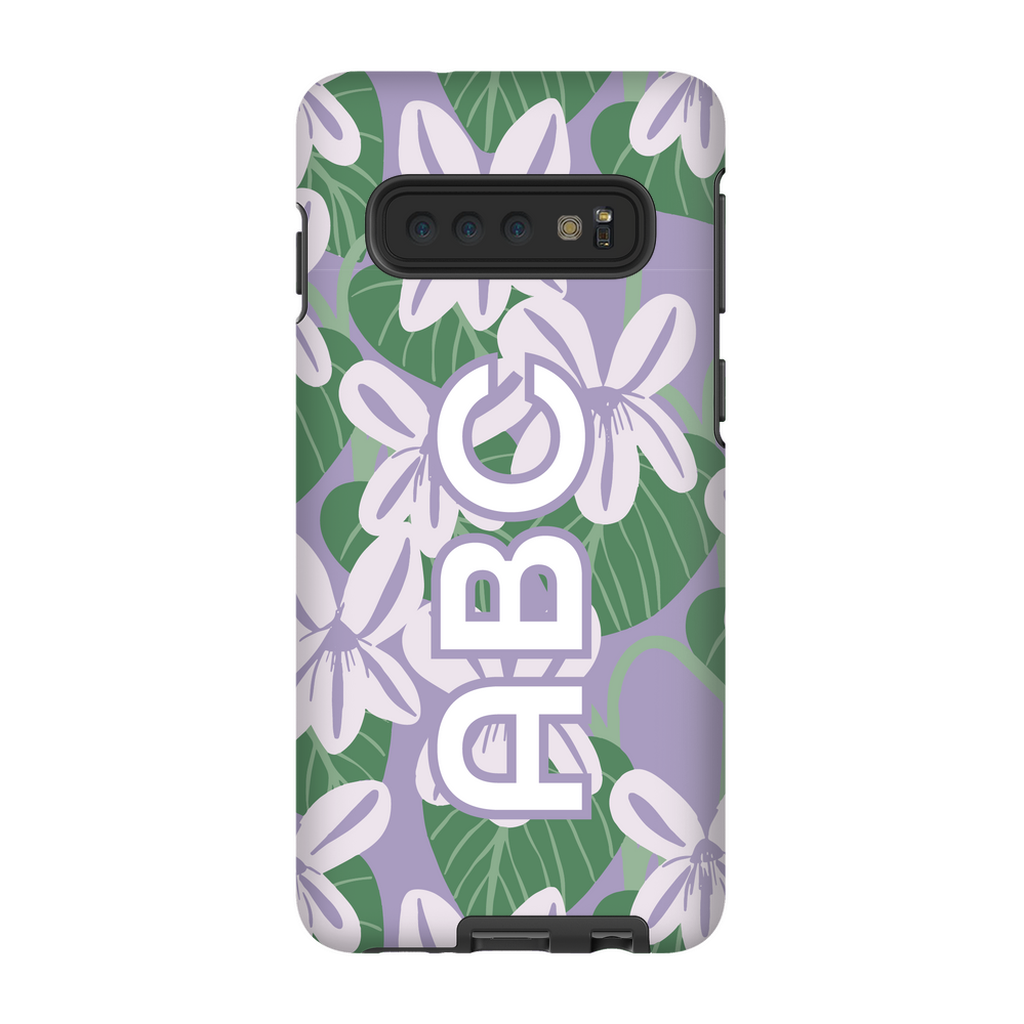 February Birthday Flower Personalized Phone Case