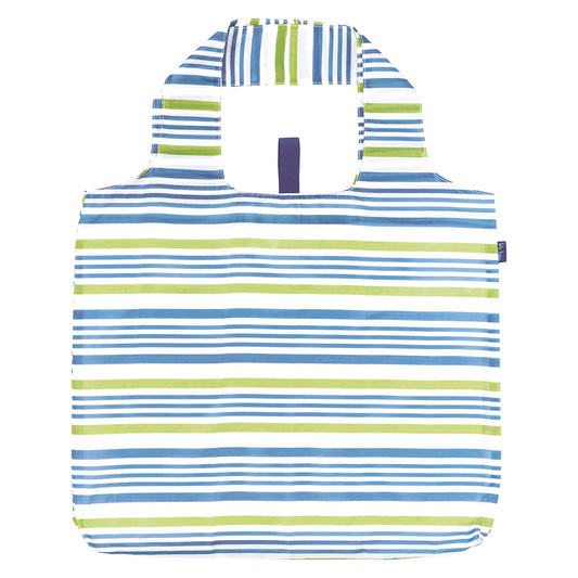 Summer Stripe Reusable Shopper Tote