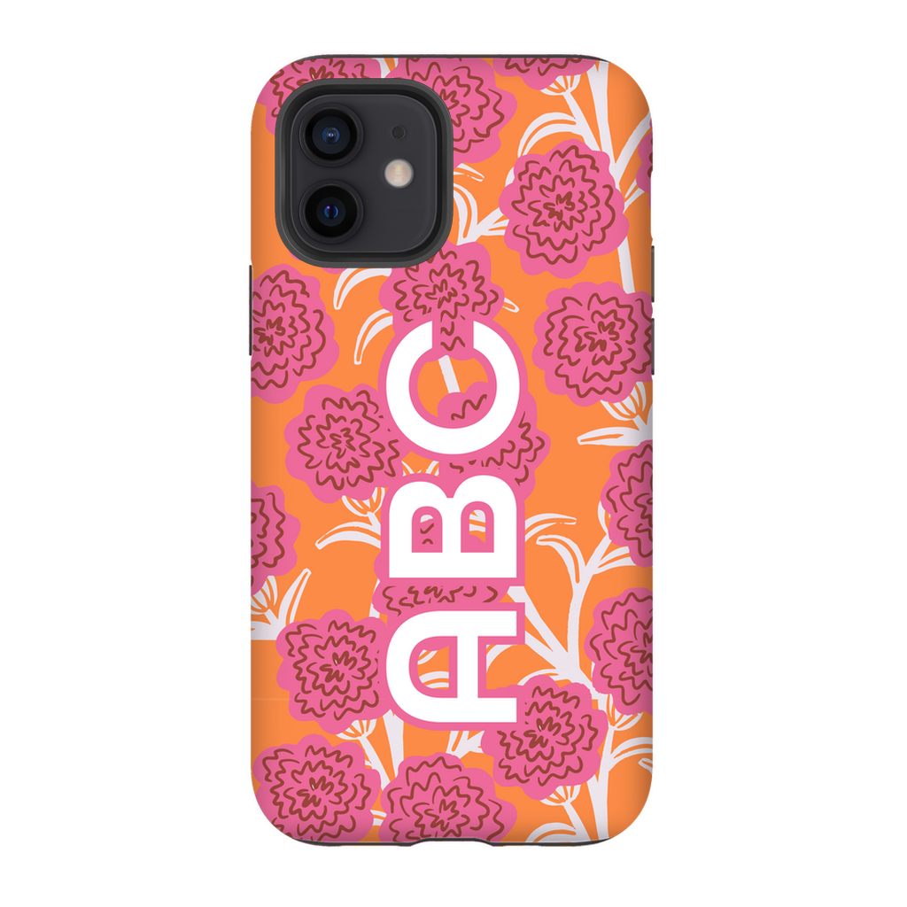 January Birthday Flower Personalized Phone Case