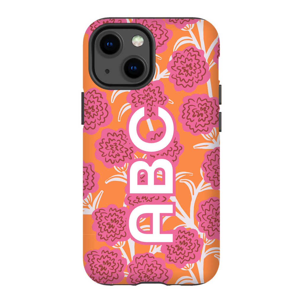 January Birthday Flower Personalized Phone Case