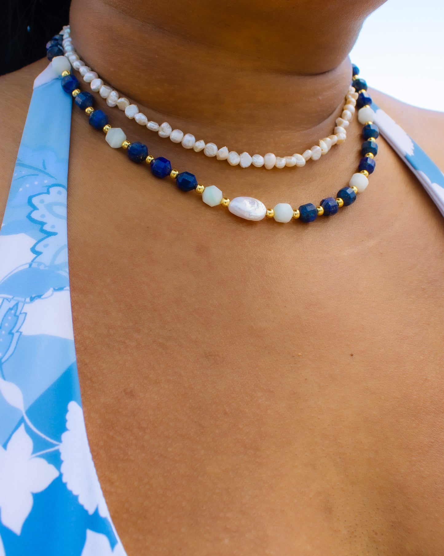 Palawan Baroque Freshwater Pearl Strand Necklace