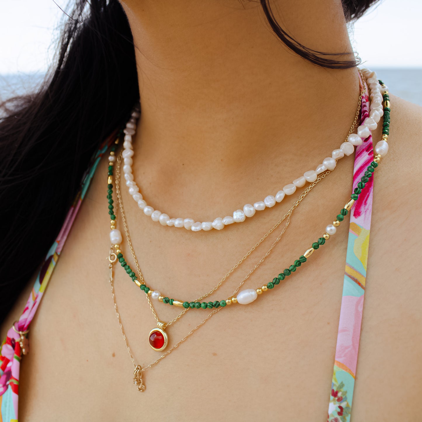 Palawan Baroque Freshwater Pearl Strand Necklace
