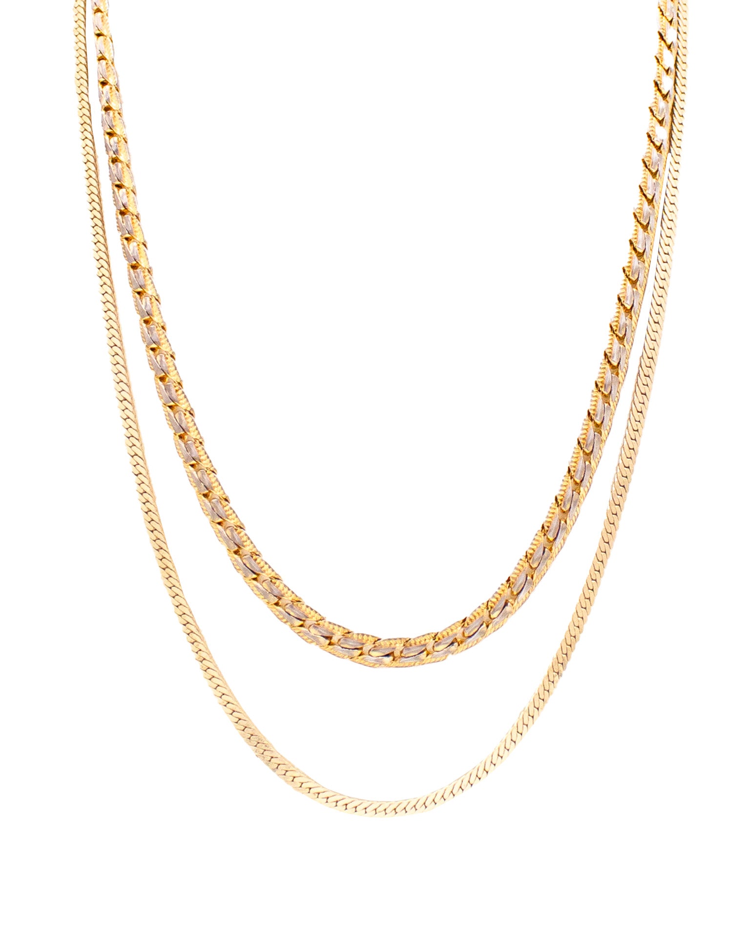 Leonor Vintage Gold Necklace Set