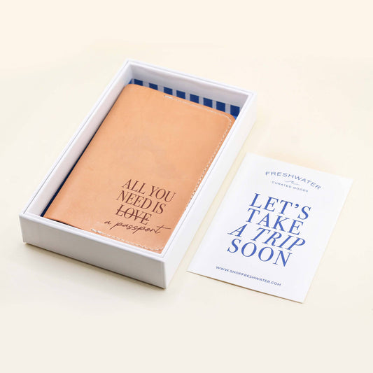 Wallet - All You Need Passport Holder - Curated Dry Goods