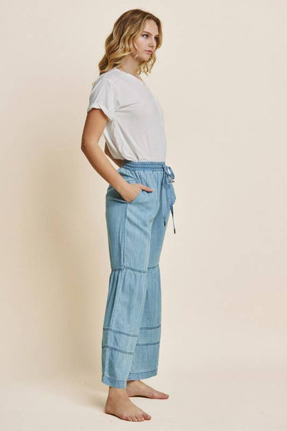 Pants - Alys Tiered Wide Leg Pants - Curated Dry Goods