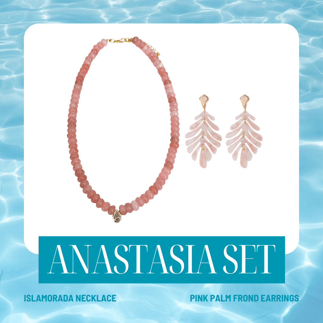 Set - Anastasia Necklace and Earrings Set - Curated Dry Goods