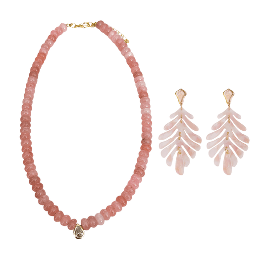 Set - Anastasia Necklace and Earrings Set - Curated Dry Goods
