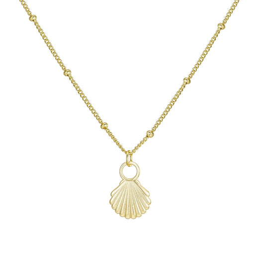 Necklace - Arianna Shell Pendant Necklace - Curated Dry Goods