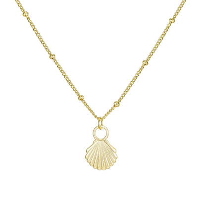 Necklace - Arianna Shell Pendant Necklace - Curated Dry Goods