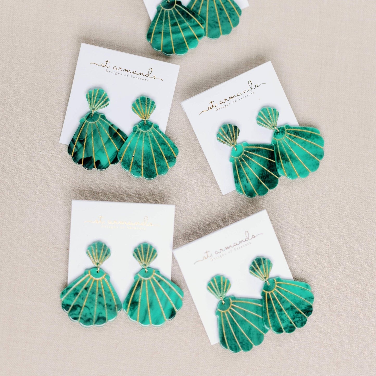 Earrings - Beachcomber Seashell Earrings - Curated Dry Goods