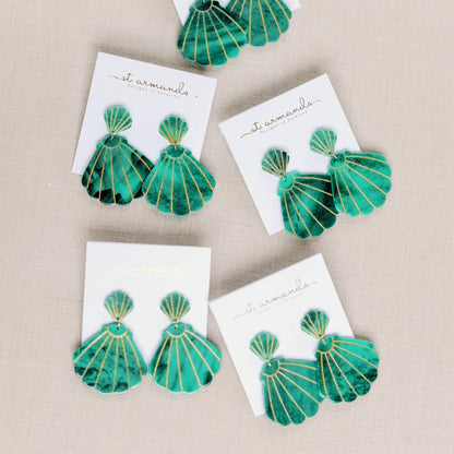 Earrings - Beachcomber Seashell Earrings - Curated Dry Goods