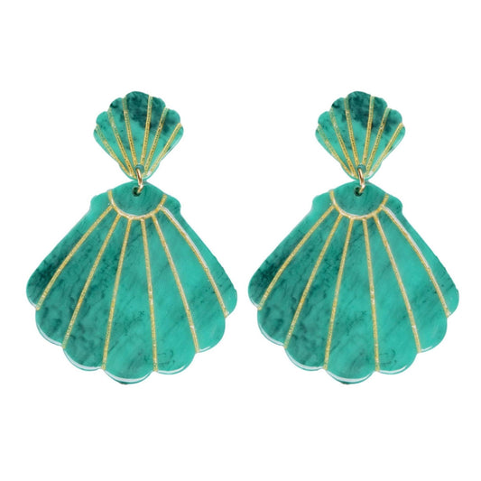 Earrings - Beachcomber Seashell Earrings - Curated Dry Goods