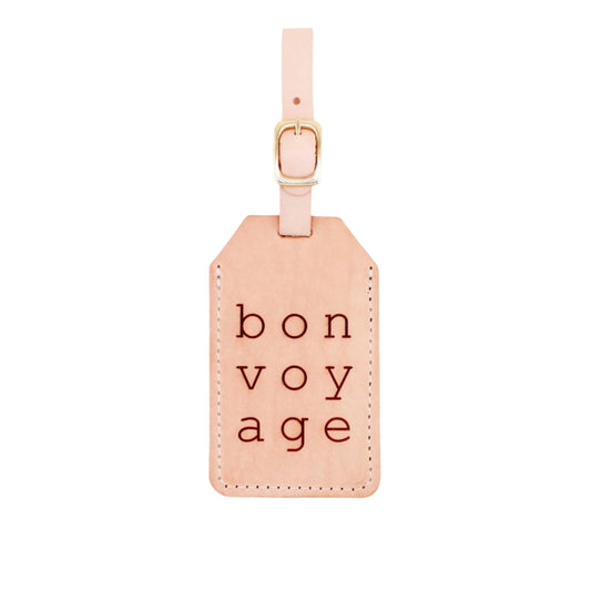 Luggage Tag - Bon Voyage Luggage Tag - Curated Dry Goods